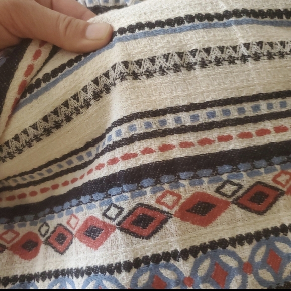 Haus & Haven Ira Stripe Shower Curtain 100% Cotton. - Picture 5 of 8